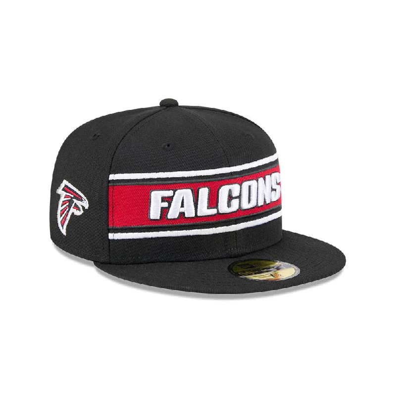 Atlanta Falcons NFL Sideline Black 2024 59FIFTY Cerrada