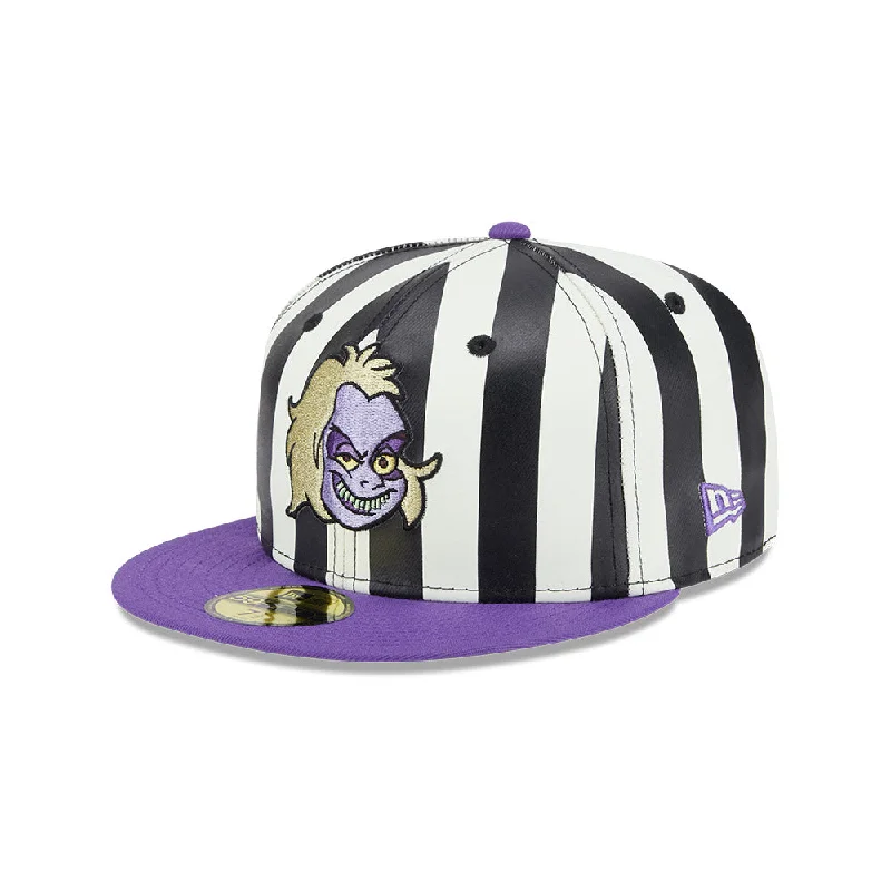 Beetlejuice Stripe 59FIFTY Cerrada