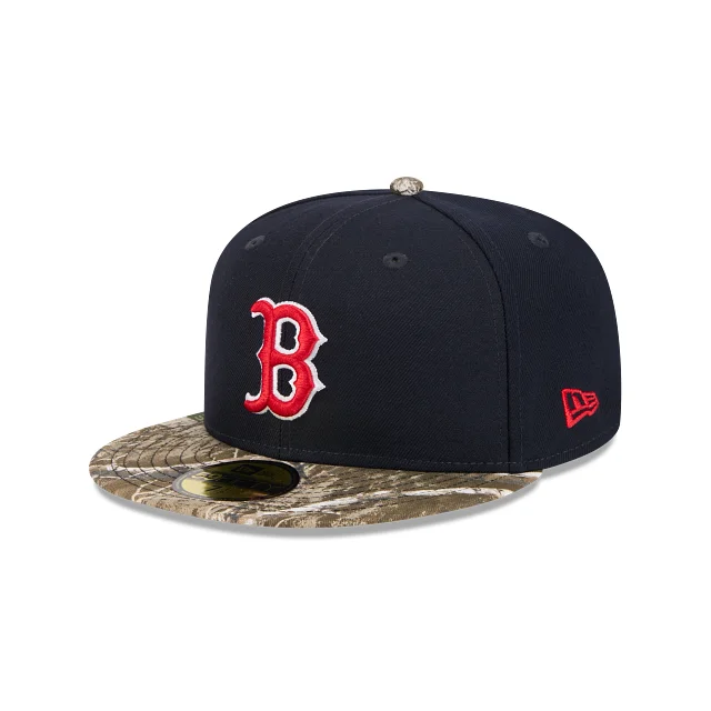 Boston Red Sox MLB Camo Real Tree 59FIFTY Cerrada