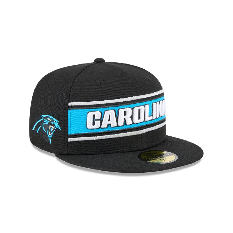 Carolina Panthers NFL Sideline Black 2024 59FIFTY Cerrada