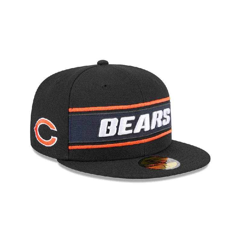 Chicago Bears NFL Sideline Black 2024 59FIFTY Cerrada