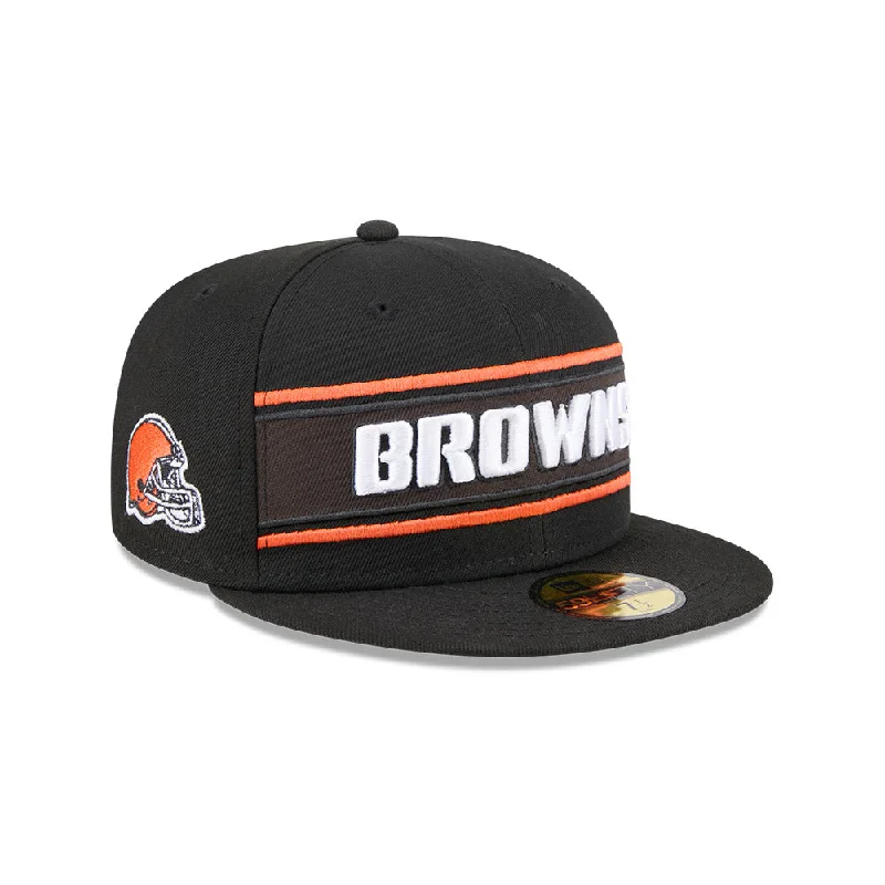 Cleveland Browns NFL Sideline Black 2024 59FIFTY Cerrada