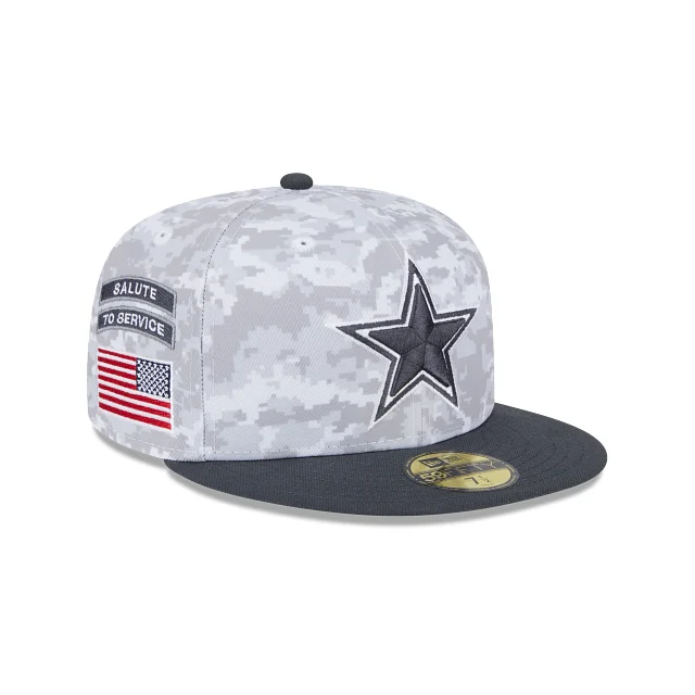 Dallas Cowboys NFL Salute to Service 2024 59FIFTY Cerrada