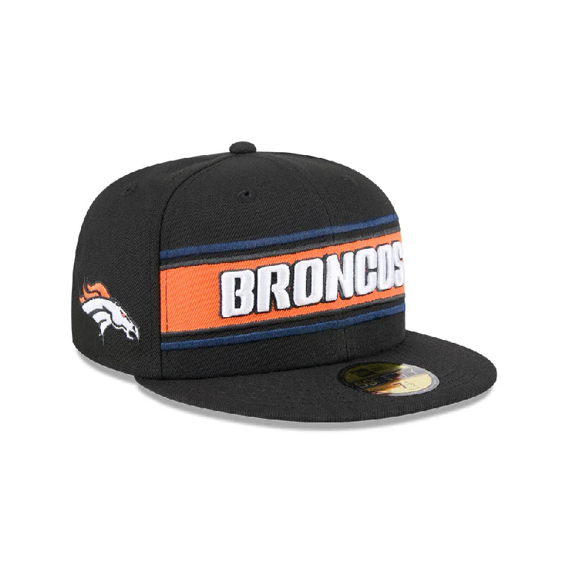 Denver Broncos NFL Sideline Black 2024 59FIFTY Cerrada