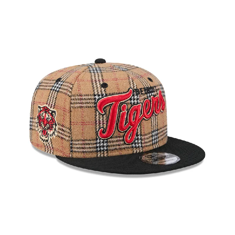 Detroit Tigers MLB Tan Tartan 9FIFTY Snapback