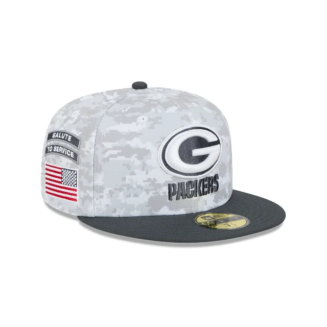 Green Bay Packers NFL Salute to Service 2024 59FIFTY Cerrada