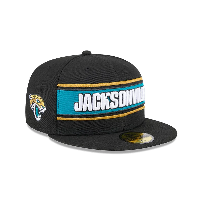 Jacksonville Jaguars NFL Sideline Black 2024 59FIFTY Cerrada