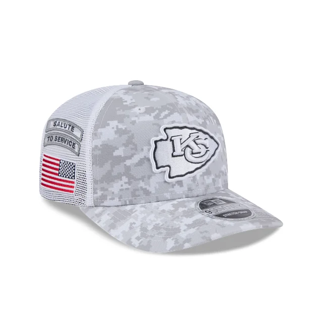 Kansas City Chiefs NFL Salute to Service 2024 9SEVENTY Snapback