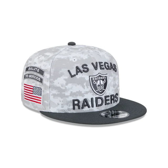 Las Vegas Raiders NFL Salute to Service 2024 9FIFTY Snapback