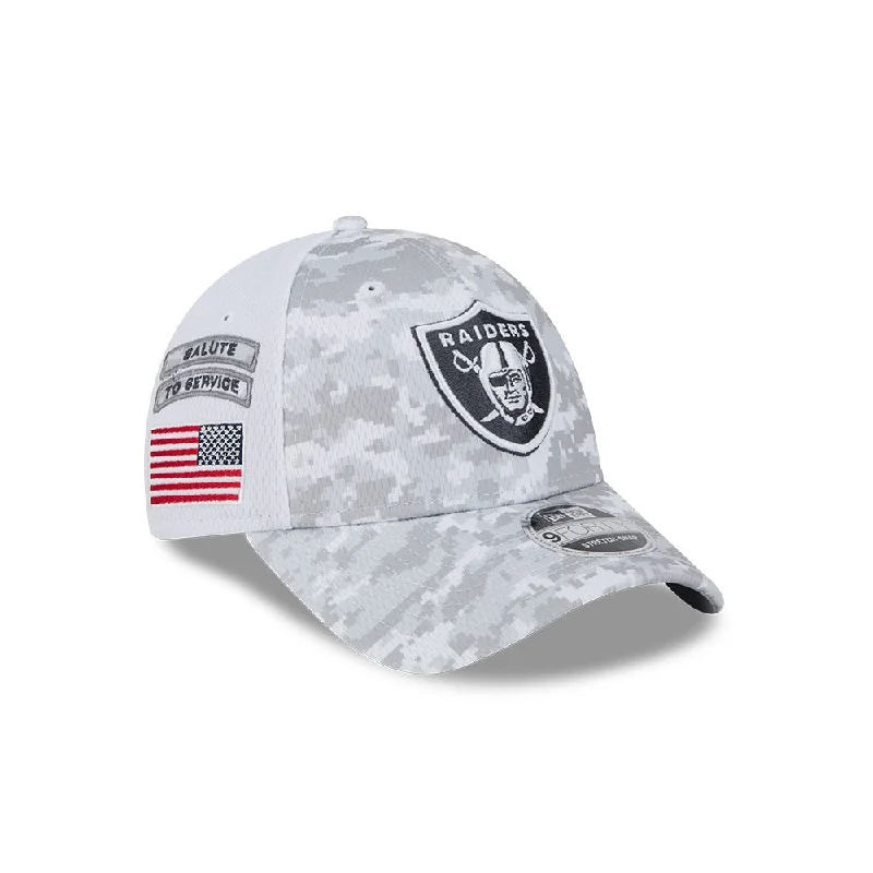 Las Vegas Raiders NFL Salute to Service 2024 9FORTY Snapback