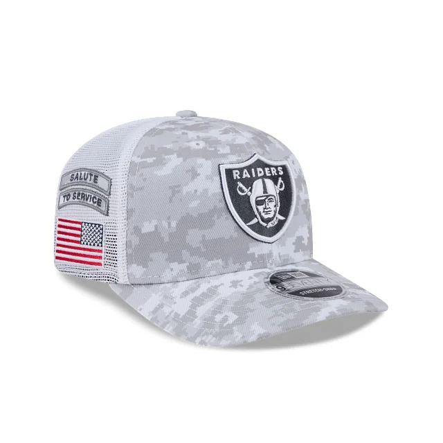 Las Vegas Raiders NFL Salute to Service 2024 9SEVENTY Snapback