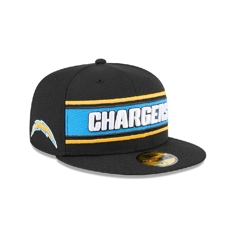 Los Angeles Chargers NFL Sideline Black 2024 59FIFTY Cerrada