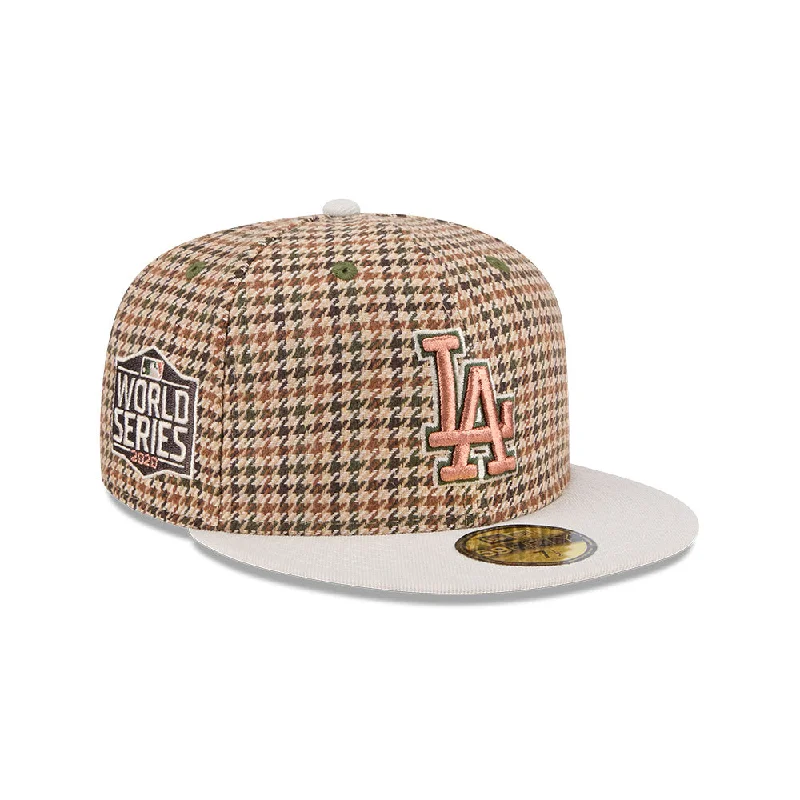 Los Angeles Dodgers MLB Houndstooth 59FIFTY Cerrada