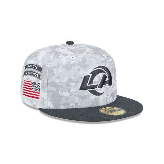 Los Angeles Rams NFL Salute to Service 2024 59FIFTY Cerrada