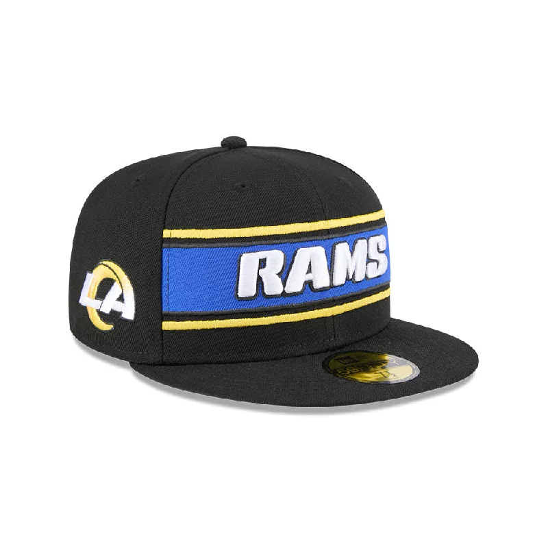 Los Angeles Rams NFL Sideline Black 2024 59FIFTY Cerrada