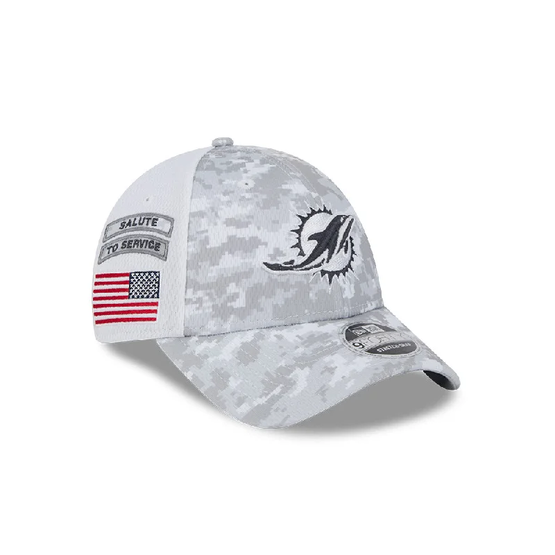 Miami Dolphins NFL Salute to Service 2024 9FORTY Snapback