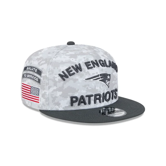 New England Patriots NFL Salute to Service 2024 9FIFTY Snapback