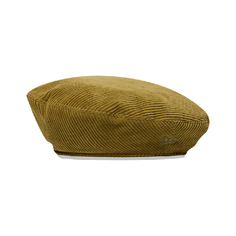 New Era Branded Beret Corduroy Boina