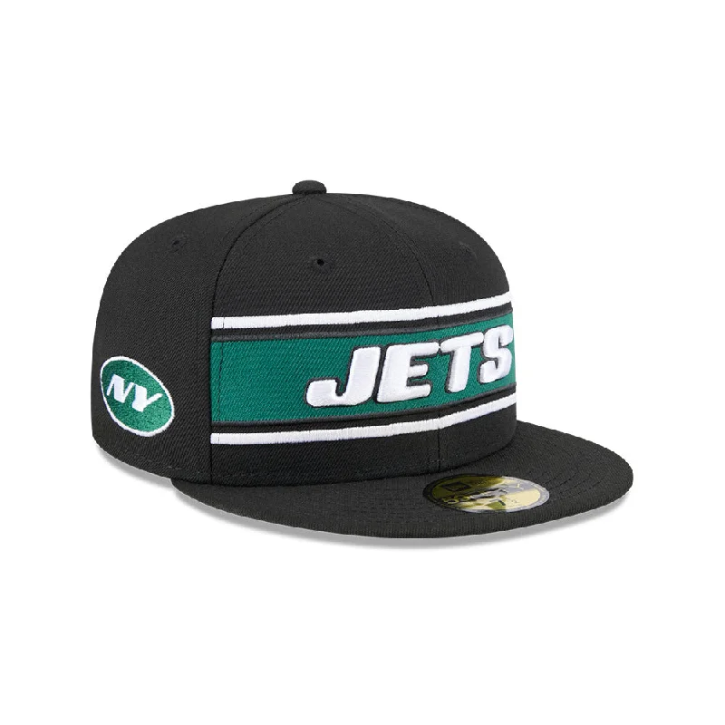 New York Jets NFL Sideline Black 2024 59FIFTY Cerrada