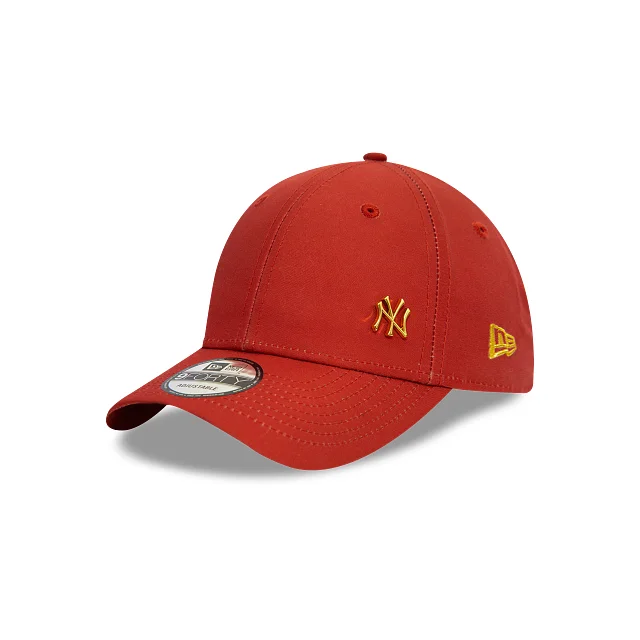 New York Yankees MLB Flawless Mini Logo 9FORTY Strapback Roja