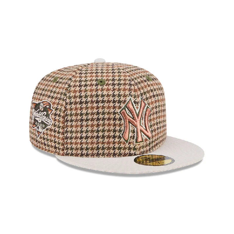 New York Yankees MLB Houndstooth 59FIFTY Cerrada