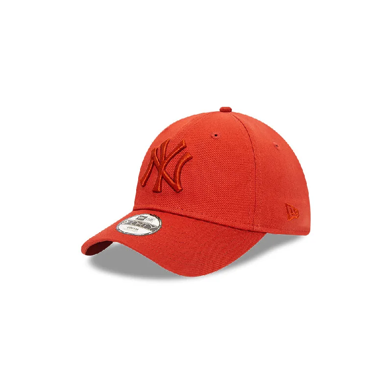 New York Yankees MLB League Essentials 9FORTY Strapback Naranja para Niña o Niño