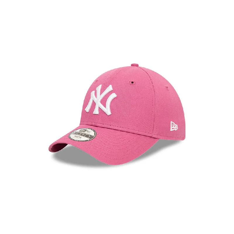 New York Yankees MLB League Essentials 9FORTY Strapback Rosa para Niña o Niño