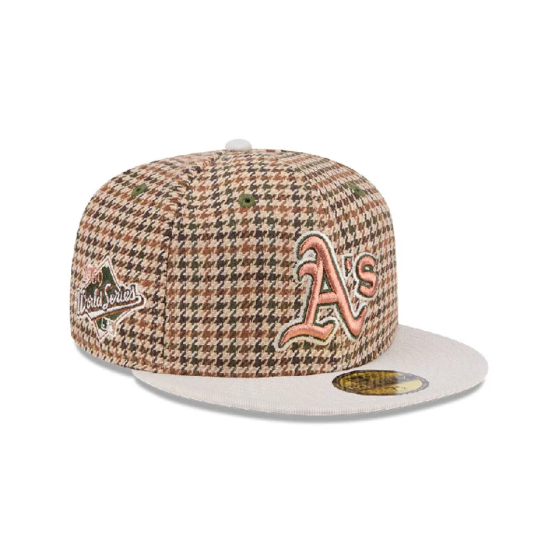 Oakland Athletics MLB Houndstooth 59FIFTY Cerrada