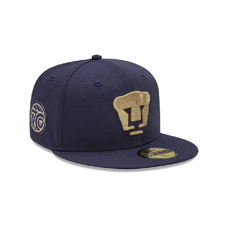 Pumas Navy Core 70 Aniversario 59FIFTY Cerrada