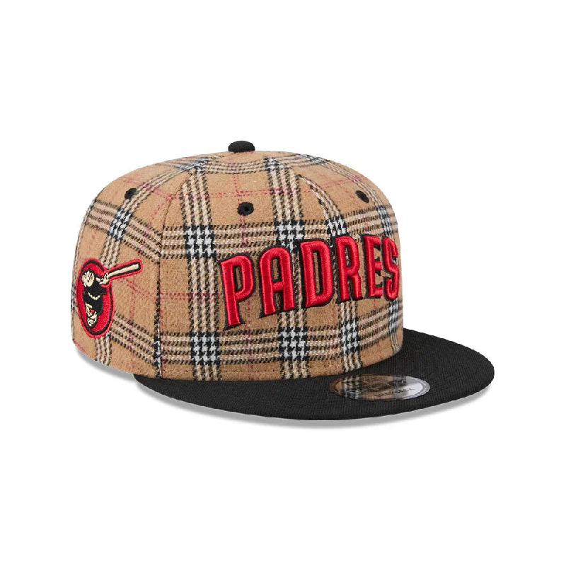 San Diego Padres MLB Tan Tartan 9FIFTY Snapback