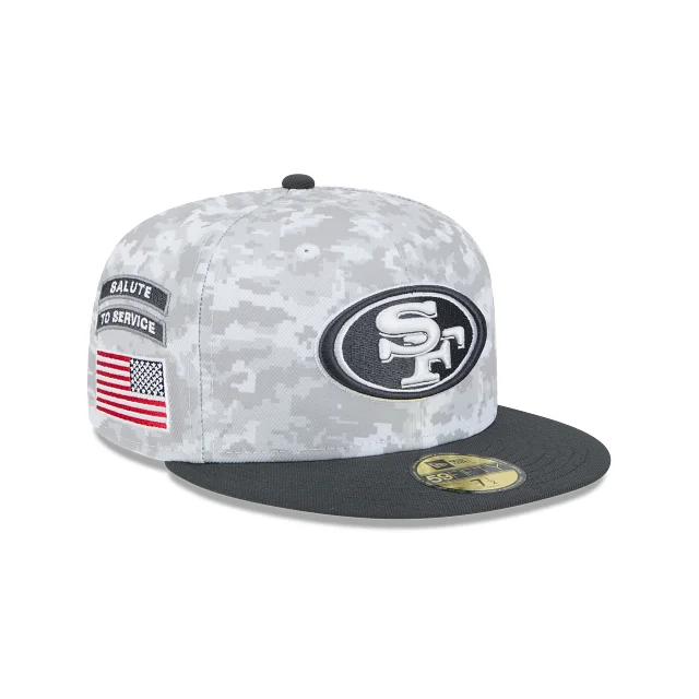 San Francisco 49Ers NFL Salute to Service 2024 59FIFTY Cerrada