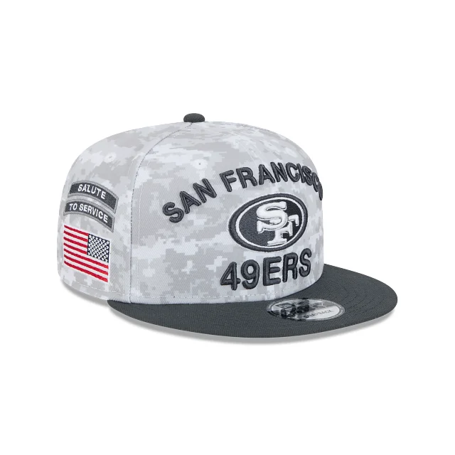 San Francisco 49Ers NFL Salute to Service 2024 9FIFTY Snapback