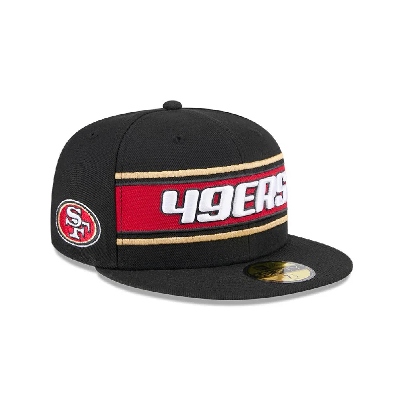 San Francisco 49Ers NFL Sideline Black 2024 59FIFTY Cerrada