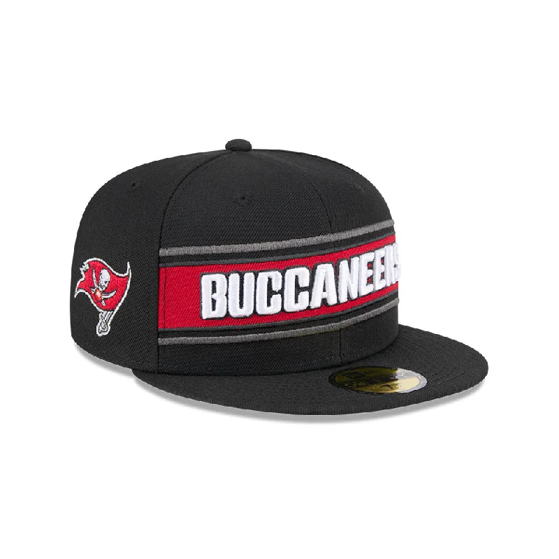 Tampa Bay Buccaneers NFL Sideline Black 2024 59FIFTY Cerrada