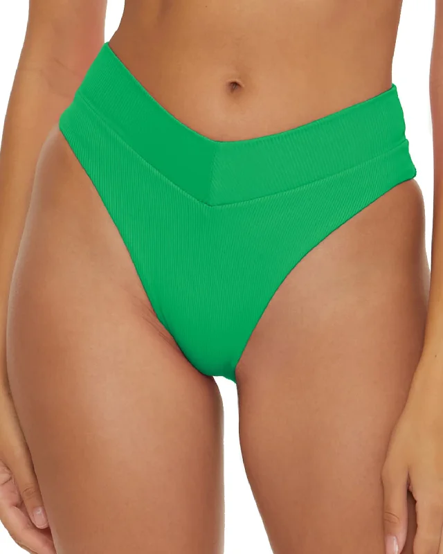 2024 Becca By Rebecca Virtue Modern Edge Elise Banded High Waist Bikini Bottom - 548647