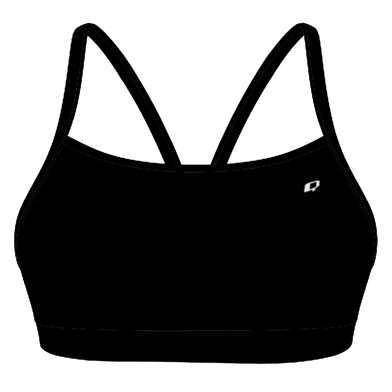 Black Classic Sports Bikini Top