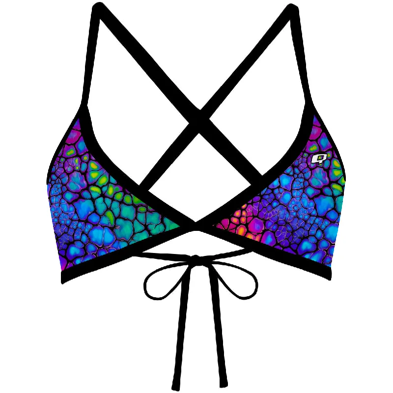 Chameleon Skin - Tieback Bikini Top