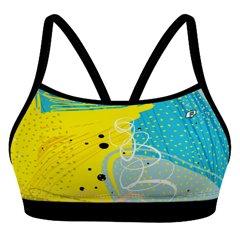 Deep Spring Classic Sports Bikini Top