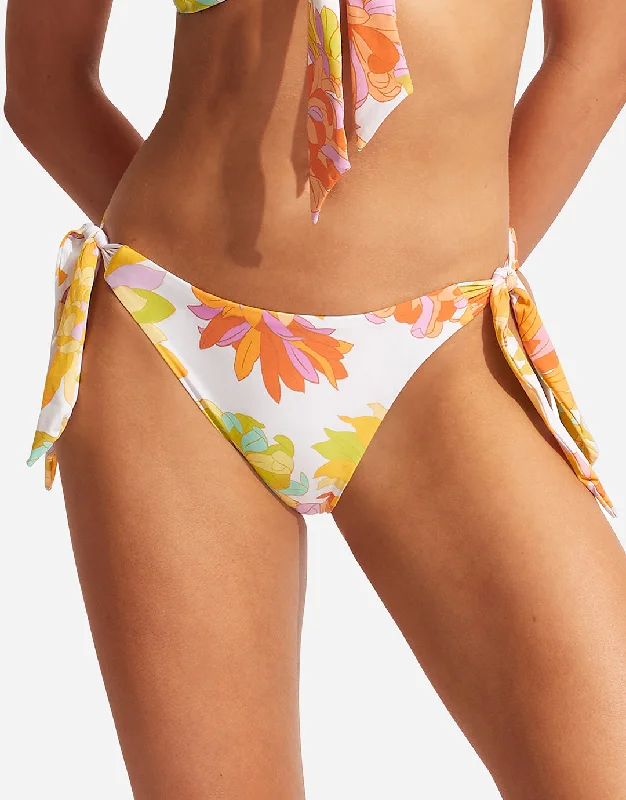 Palm Springs Tie Side Bikini Pant - Limelight