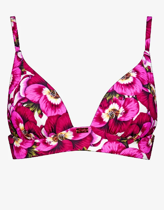 Revelation Bralette Bikini Top - Pansy Pink