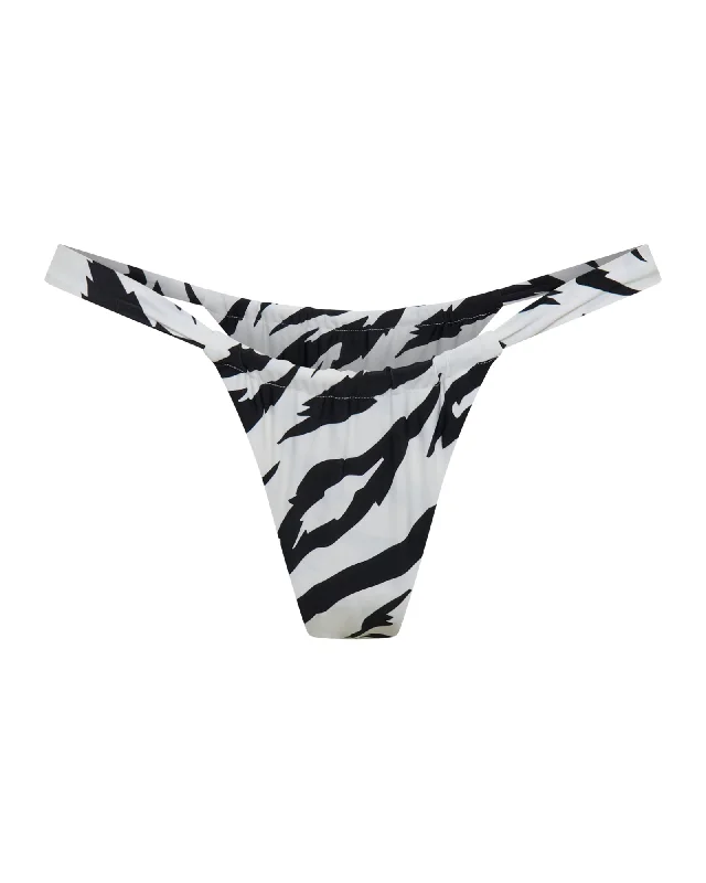 Rhodes Bottom Zebra Black