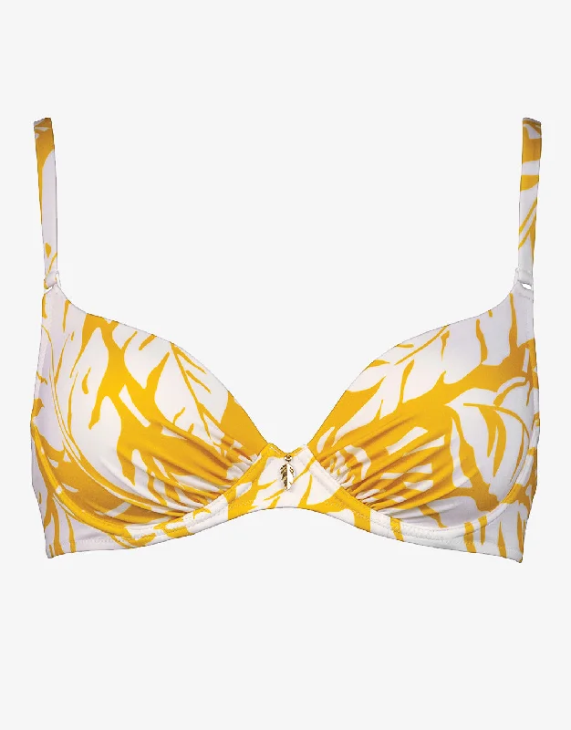 Summer Spritz Underwire Bikini Top - Sunshine