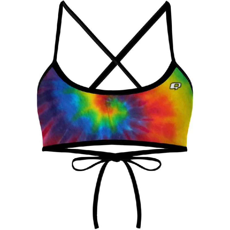 Tie Dye  Ciara Tieback Bikini Top