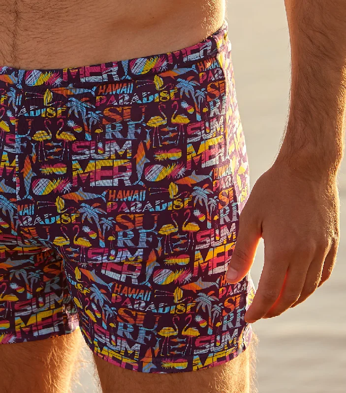 Aloha Tan Through Swim Shorts