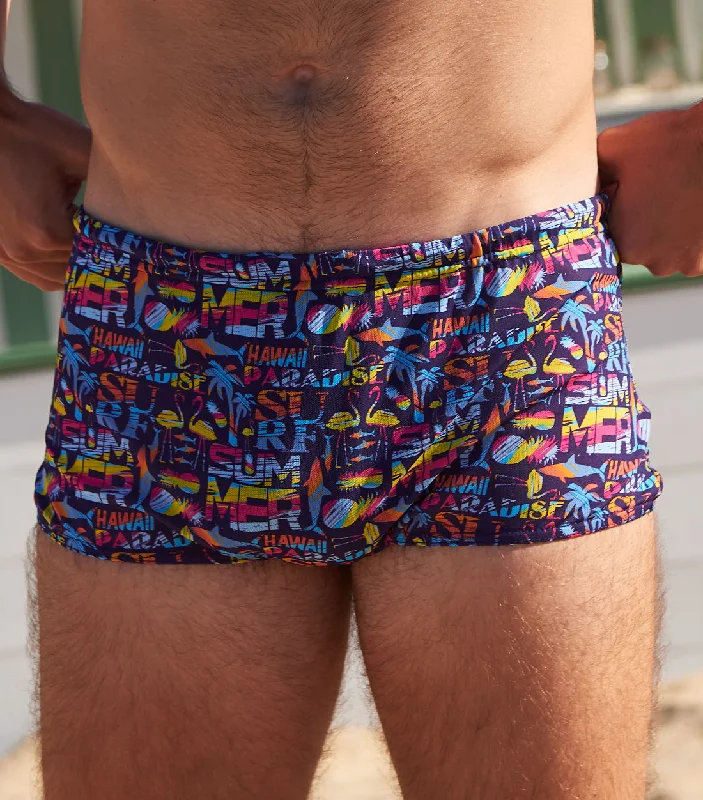 Aloha Tan Through Swim Trunks