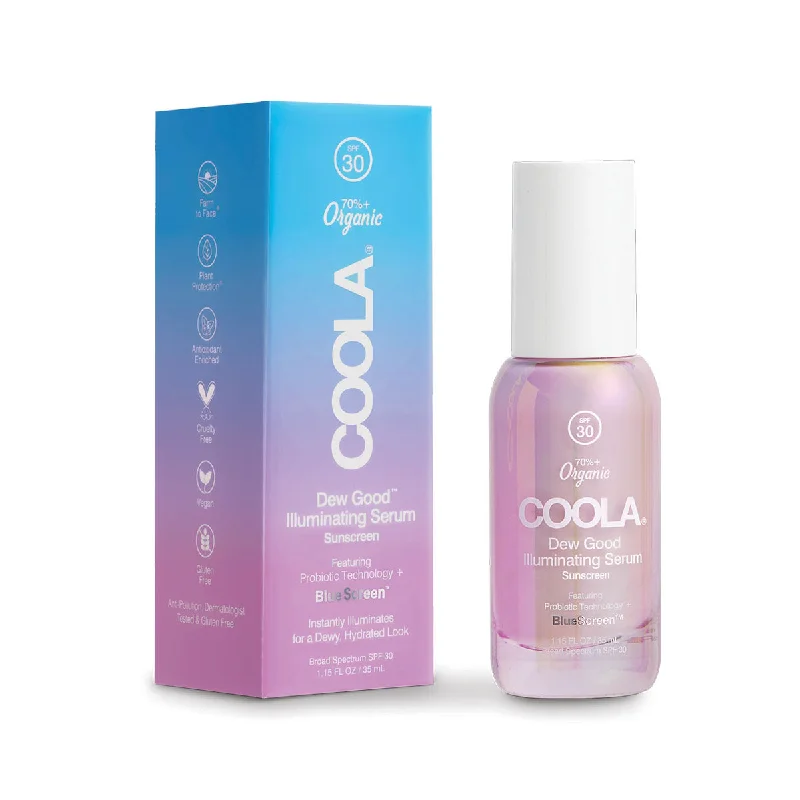 Coola Dew Good Illuminating Serum Sunscreen w/ Probiotic Technology SPF 30