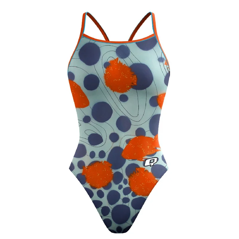 Garibaldi Puffer Skinny Strap Swimsuit