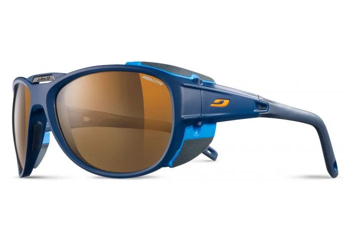 Julbo Explorer 2.0 Sunglasses -  Blue/Mat with Reactiv Lens