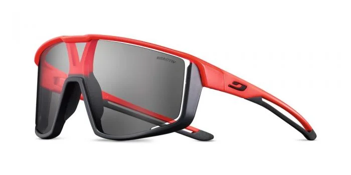 Julbo Fury Sunglasses Grey/Orange - Reactiv Performance 0-3 Lens