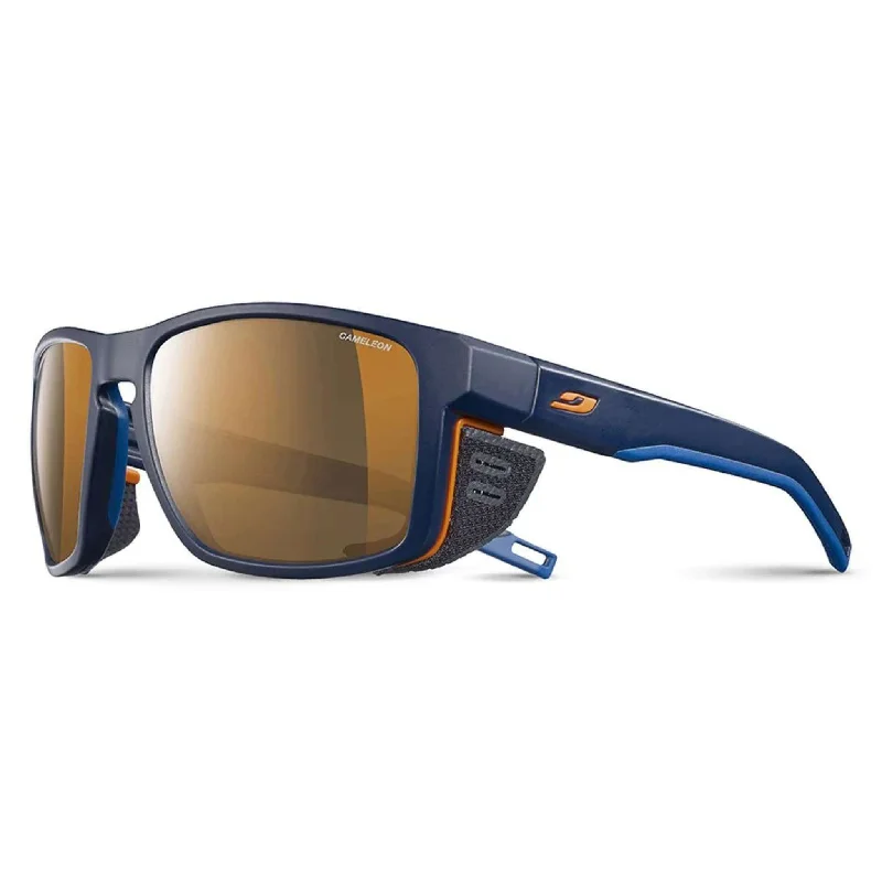 Julbo Shield Dark Blue / Orange Sunglasses - Reactiv High Mountain 2-4